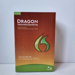 Nuance Dragon Naturally Speaking 12 Home Edition Speech Recognition Software